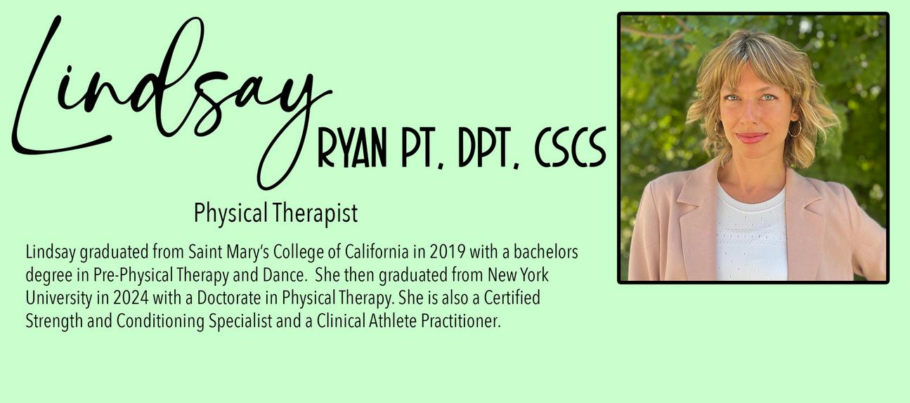 Lindsay Ryan, PT, DPT, CSCS — physical therapist at Dynamic Physical Therapy