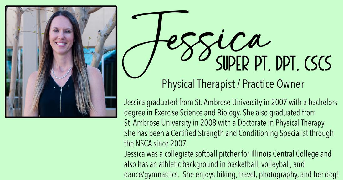 Jessica Super, PT, DPT, CSCS — physical therapist and practice owner at Dynamic Physical Therapy