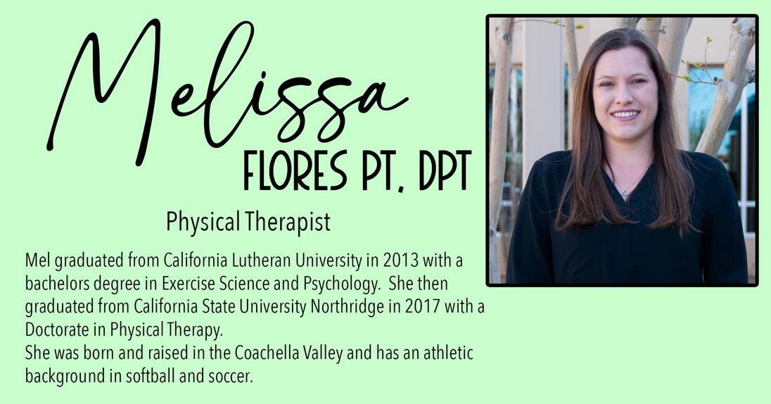 Melissa Flores, PT, DPT — physical therapist at Dynamic Physical Therapy