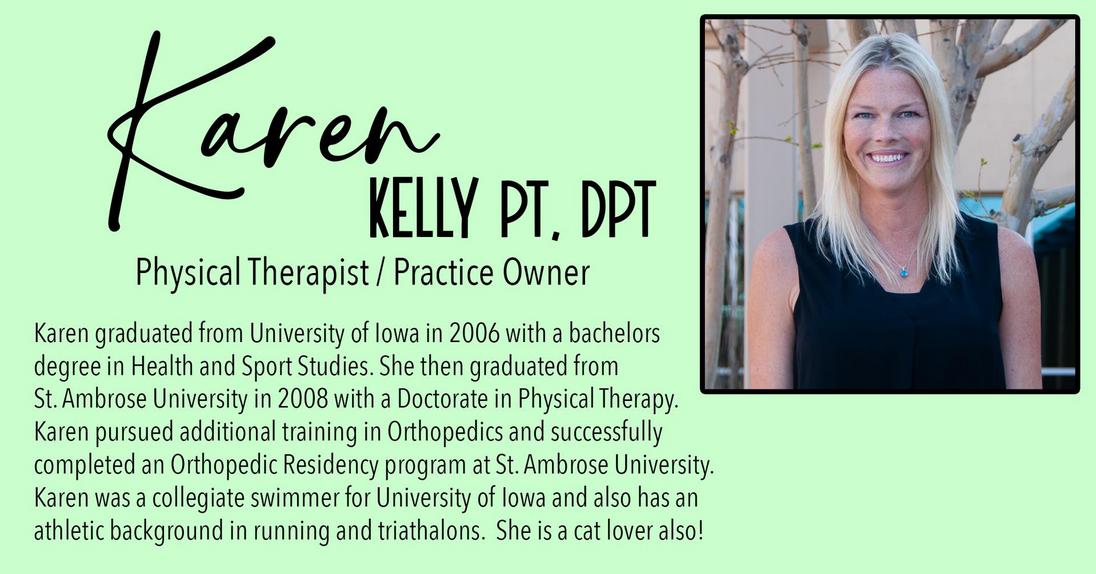 Karen Kelly, PT, DPT — physical therapist and practice owner at Dynamic Physical Therapy